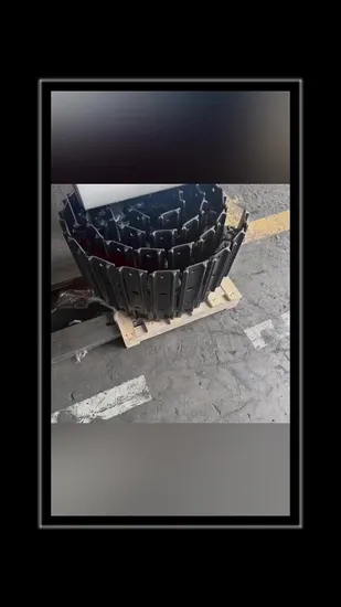 Ensaio de elos de esteira de escavadeira OEM Conjunto de correntes de esteira Componentes de material rodante de escavadeira R130